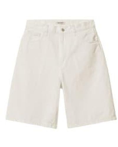 Carhartt Shorts w brandon - Blanco