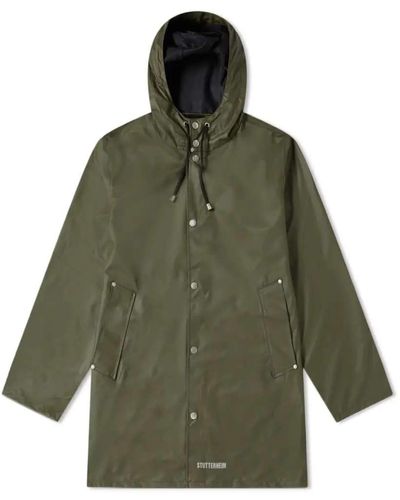 Stutterheim Stockholm Lightweight Raincoat - Green