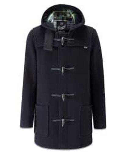 Gloverall Mid Length Duffle Coat Dress Gordon 1 - Blu