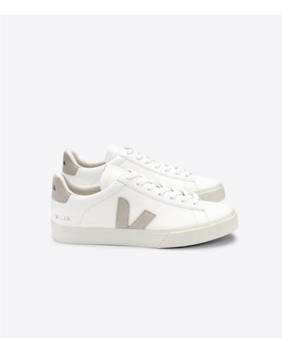 Veja Campo Chomefree Sneakers White Natural Suede - Weiß