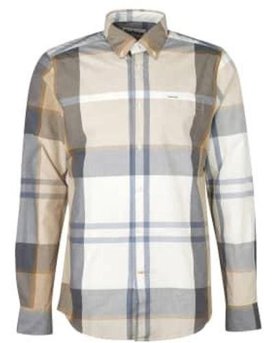 Barbour Tailored Fit Harris Shirt - Natural