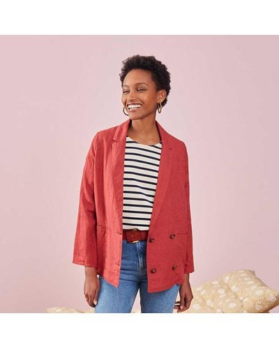 Des Petits Hauts Takitaki Jacket Xs - Red