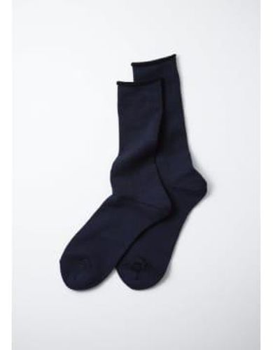 RoToTo Navy/black City Socks M - Blue