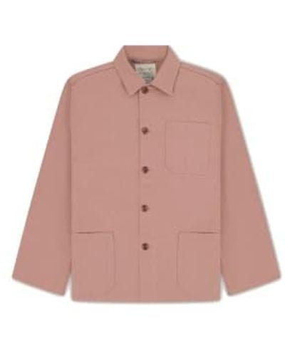 Uskees Buttoned Overshirt #3001 Dusty - Pink