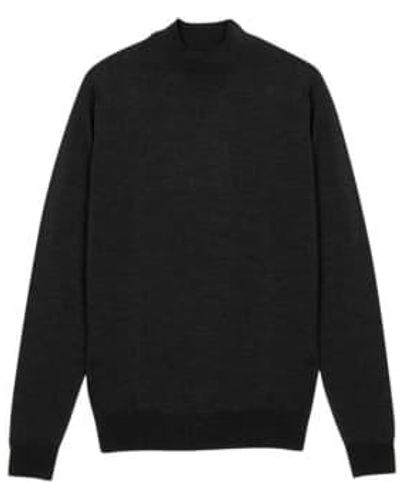 John Smedley Harcourt Turtle Neck 1 - Nero