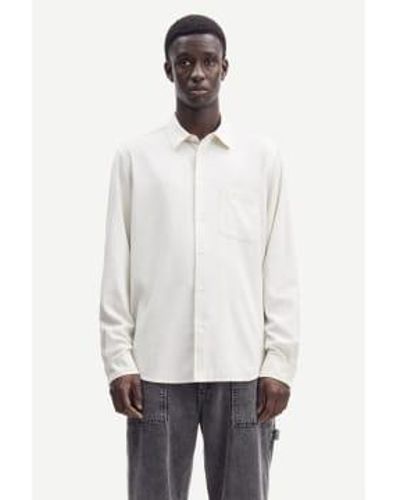 Samsøe & Samsøe Liam Ff Shirt 14747 1 - Bianco