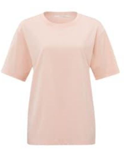 Yaya Pale Blush Oversized T Shirt - Rosa