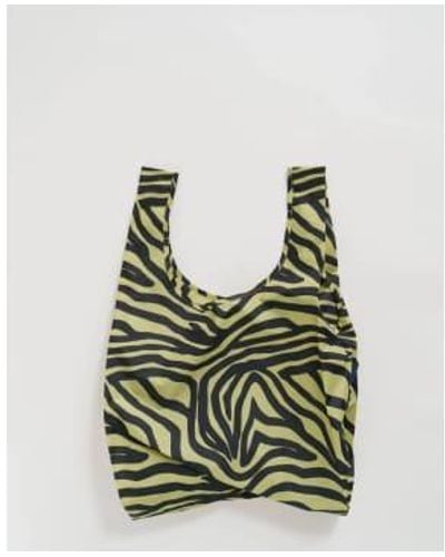 BAGGU Standard Bag Zebra - Green