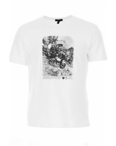 Belstaff White Photo Graphic T-shirt