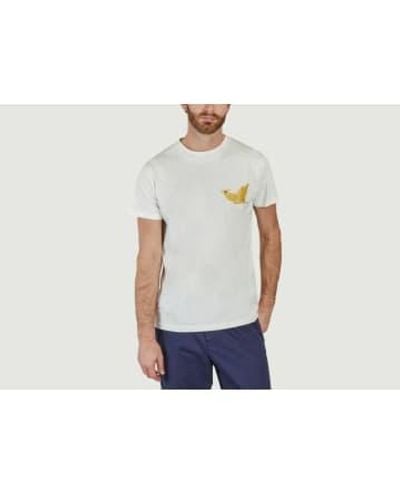 Bask In The Sun Dolphine T-shirt S - White