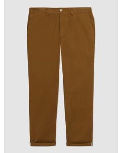 Ben Sherman Pantalones chinos elásticos bronce sig slim - Marrón