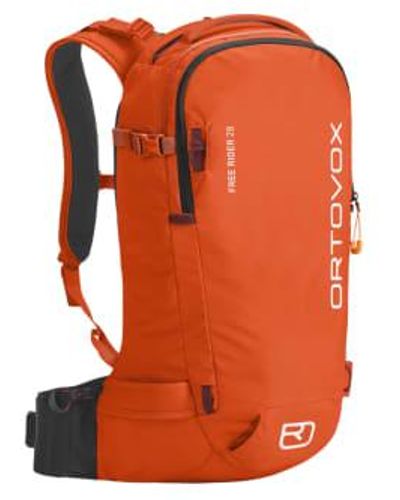 Ortovox Free rir 28 mochila naranja caliente