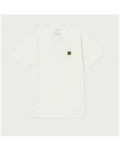 Thinking Mu T-shirt vert sol blanc