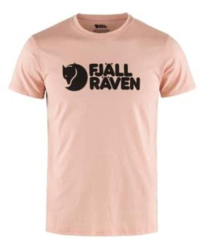 Fjallraven Logo kurzärmeliges t-shirt - Pink