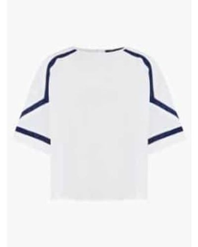 French Connection Crepe Light Top - Azul