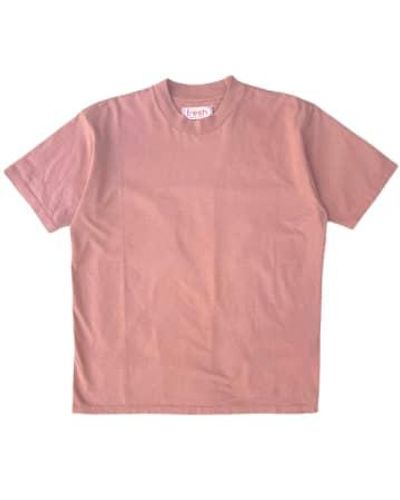 Fresh T-shirt en coton maximum en rose antique