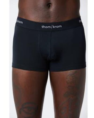 Thom Krom Pantalones cortos negros - Azul