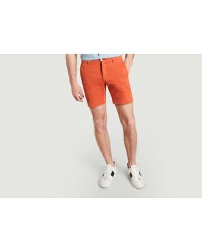 JAGVI RIVE GAUCHE City Cotton Shorts 36 - Red