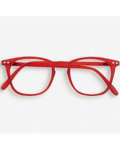 Izipizi Shape E Crystal Reading Glasses - Red