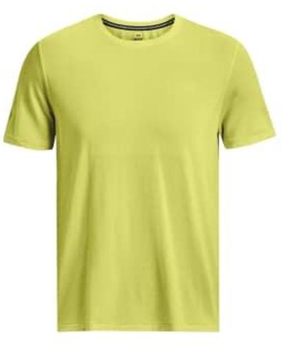 Under Armour T-shirt Seamless Stride Uomo Yellow/reflective