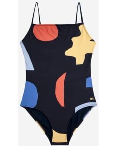 Bobo Choses Summer Night Landscape Print Swimsuit S - Blue