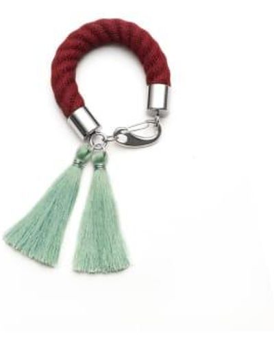 Yayoi Bellis Bracelet Medium /teal/silver - Green