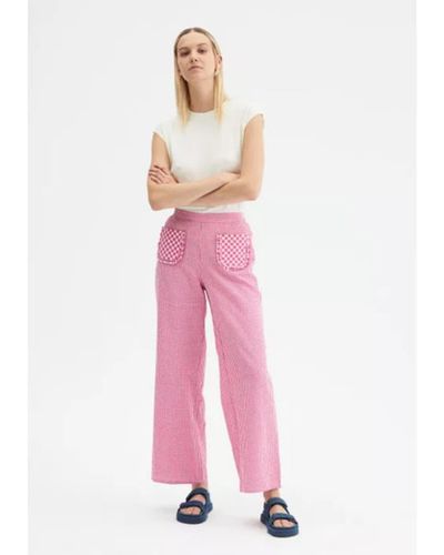 Compañía Fantástica Pantalones rosa Vichy