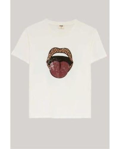 Five Jeans Lips Tee - White