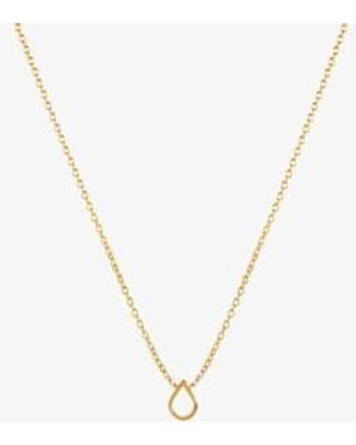 Matthew Calvin Mini Point Necklace Gold - Metallic