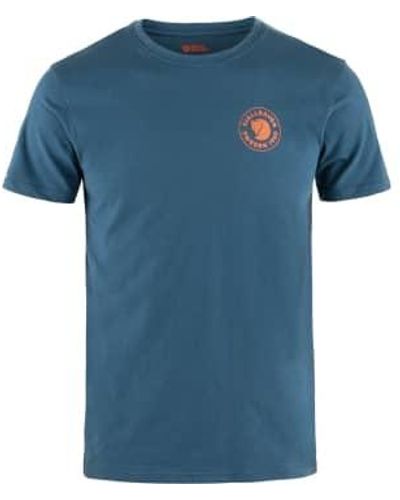 Fjallraven Camiseta manga corta l logotipo 1960 - Azul
