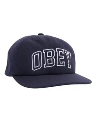 Obey Rush 6 Panel - Blue