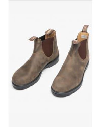 Blundstone Rustic Leather Boots - Marrone