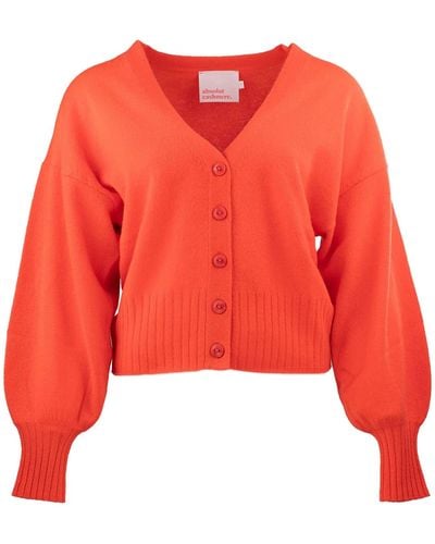 ABSOLUT CASHMERE Eugenie Cashmere Cardigan - Rot