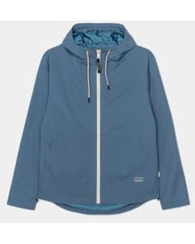 Revolution Azul 7839 chaqueta con capucha anorak zip anorak