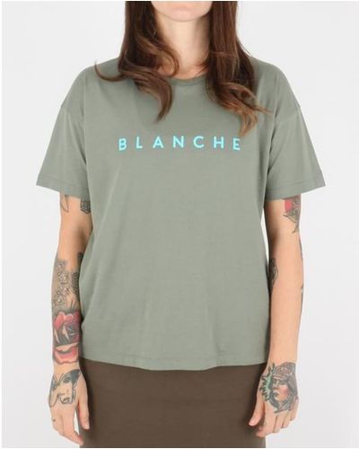 Blanche Hauptkontrast-T-Shirt Agave Grün