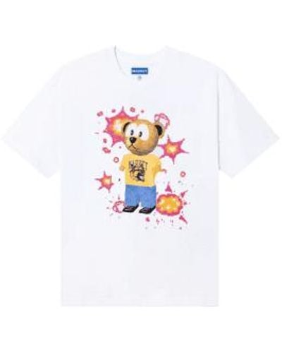 Market 32-bit Bear T-shirt - White