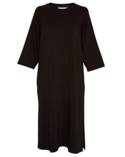 Moss Copenhagen Petua Ima Q 3/4 Sweat Dress Xs/s - Black