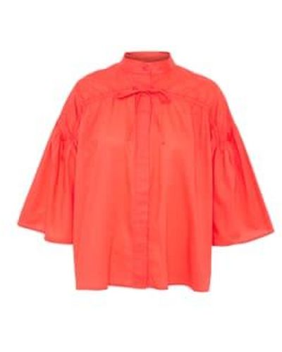 Soaked In Luxury Hot Josie Shirt - Rosso