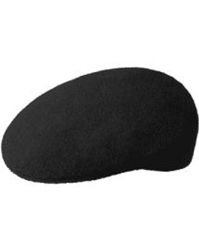 Kangol Bermudas negras 504 sombrero - Negro