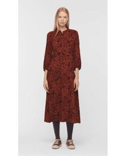 Nice Things Dress Midi Tree Seed Print 323 From - Rosso
