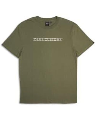 Deus Ex Machina Madison T Shirt Clover - Verde