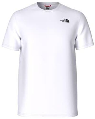 The North Face T Shirt Blanc Imprime - Bianco