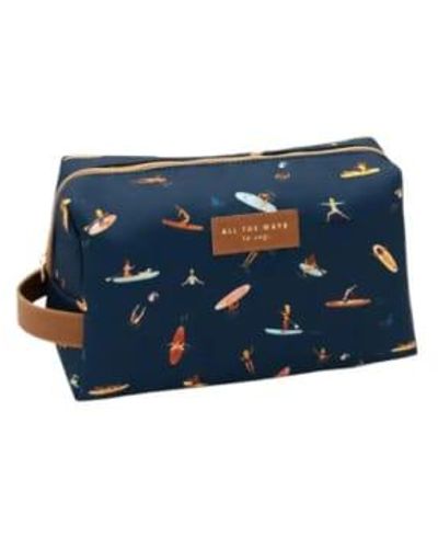Made by moi Selection Paddle Toiletry Bag Polyester - Blue