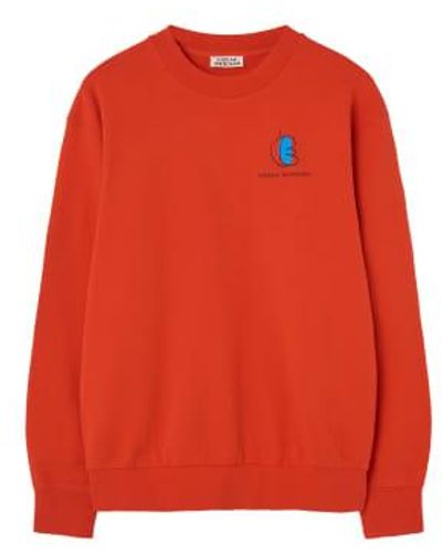 Loreak Detail Sweatshirt S - Red
