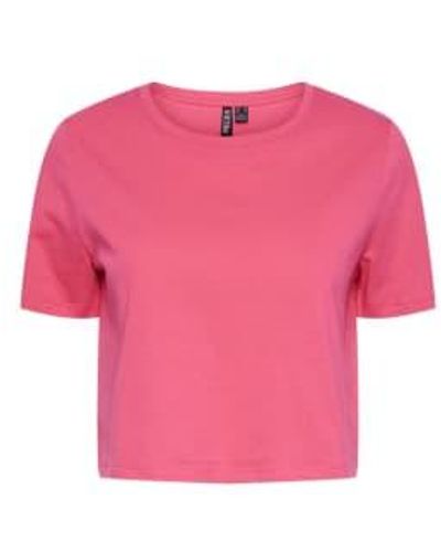 Pieces Pcsara Hot T Shirt - Rosa