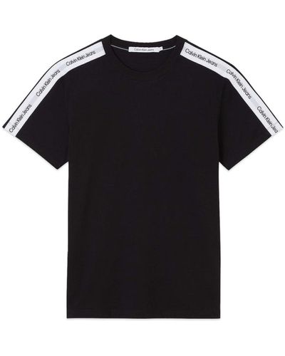 Calvin Klein Camiseta con hombros scubiertos - Negro