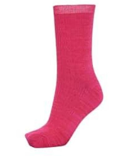 SELECTED Mel Sock Pink - Rosa
