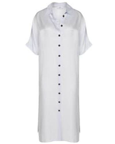 AME ANTWERP Frida Oversized Shirt Dress 34 - White