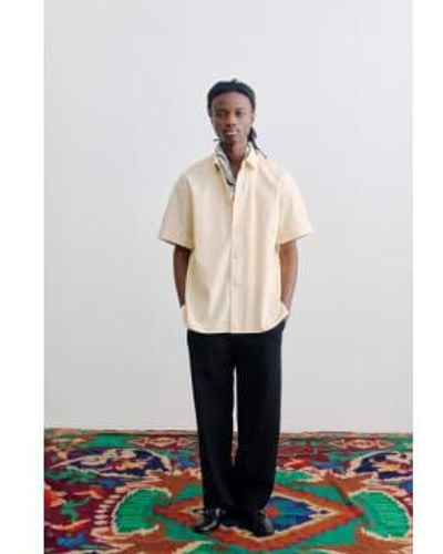 A Kind Of Guise Elio Shirt Cubed Ivory - Blanc
