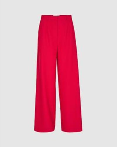 Minimum Lessa 9263 pantalon habillé jalapeño - Rouge